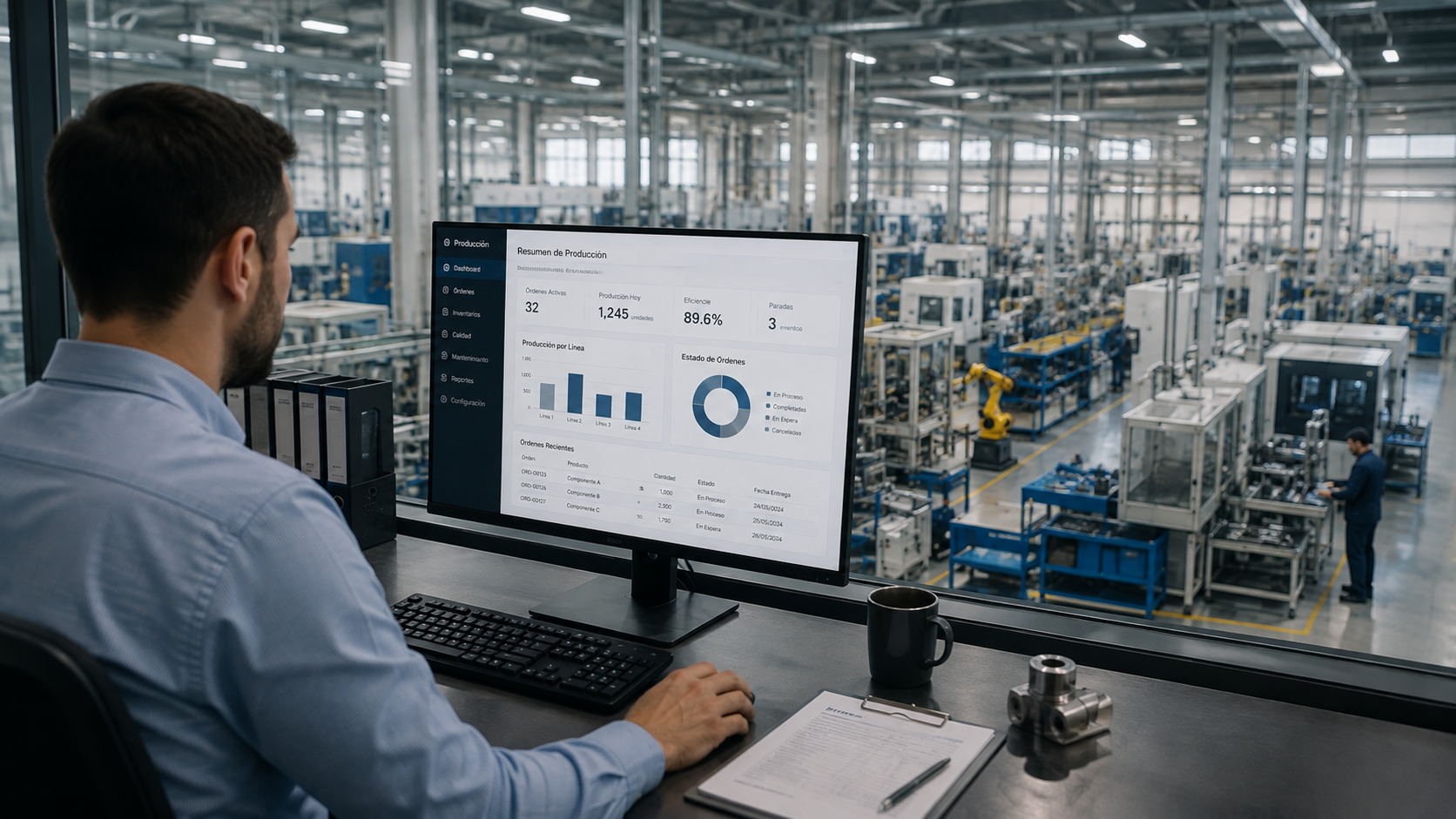 Gestión de producción industrial mediante soluciones SAP
