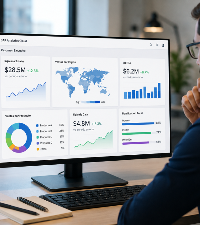 SAP Analytics Cloud para análisis y visualización de datos empresariales